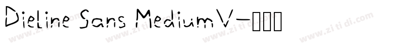 Dieline Sans MediumV字体转换